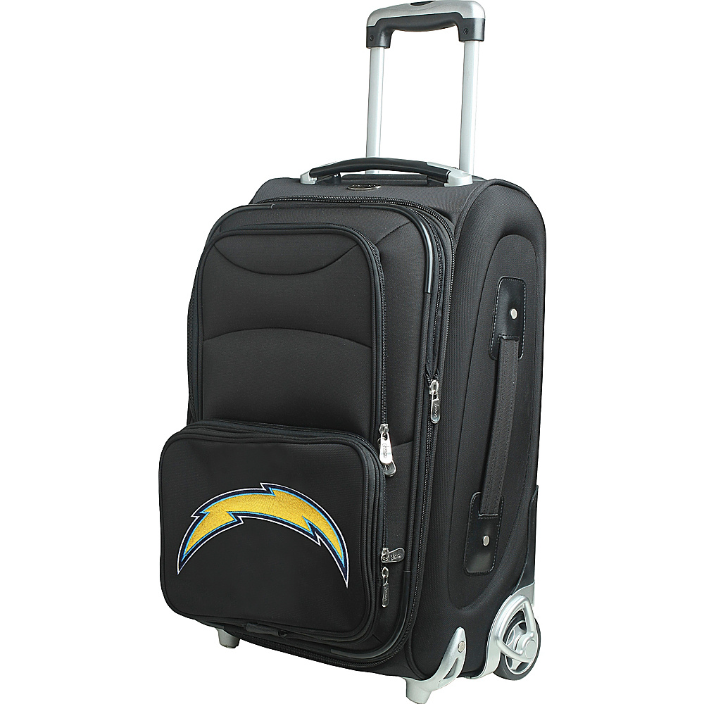 Denco Sports Luggage NFL 21 Wheeled Upright San Diego Chargers Denco Sports Luggage Softside Carry On