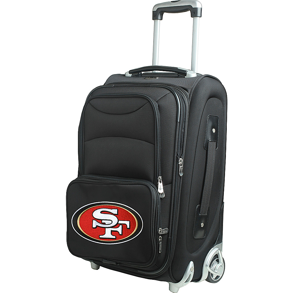 Denco Sports Luggage NFL 21 Wheeled Upright San Francisco 49ers Denco Sports Luggage Softside Carry On
