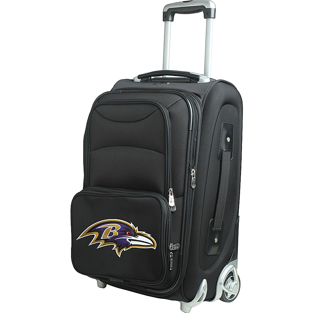 Denco Sports Luggage NFL 21 Wheeled Upright Baltimore Ravens Denco Sports Luggage Softside Carry On