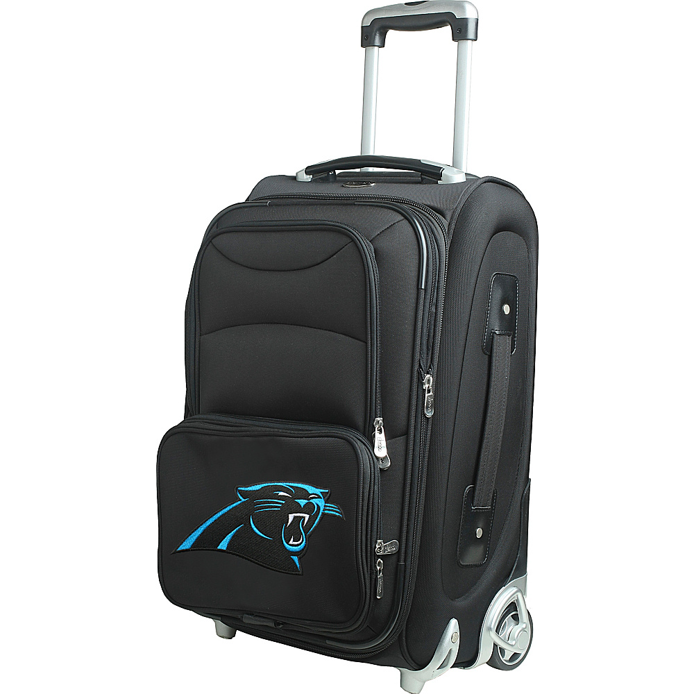 Denco Sports Luggage NFL 21 Wheeled Upright Carolina Panthers Denco Sports Luggage Softside Carry On