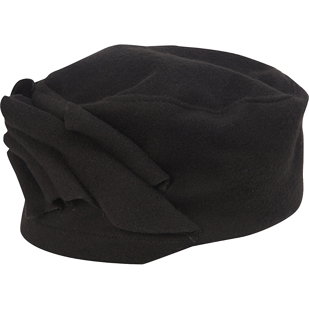 Magid Fleece Petal Cloche Black Magid Hats Gloves Scarves