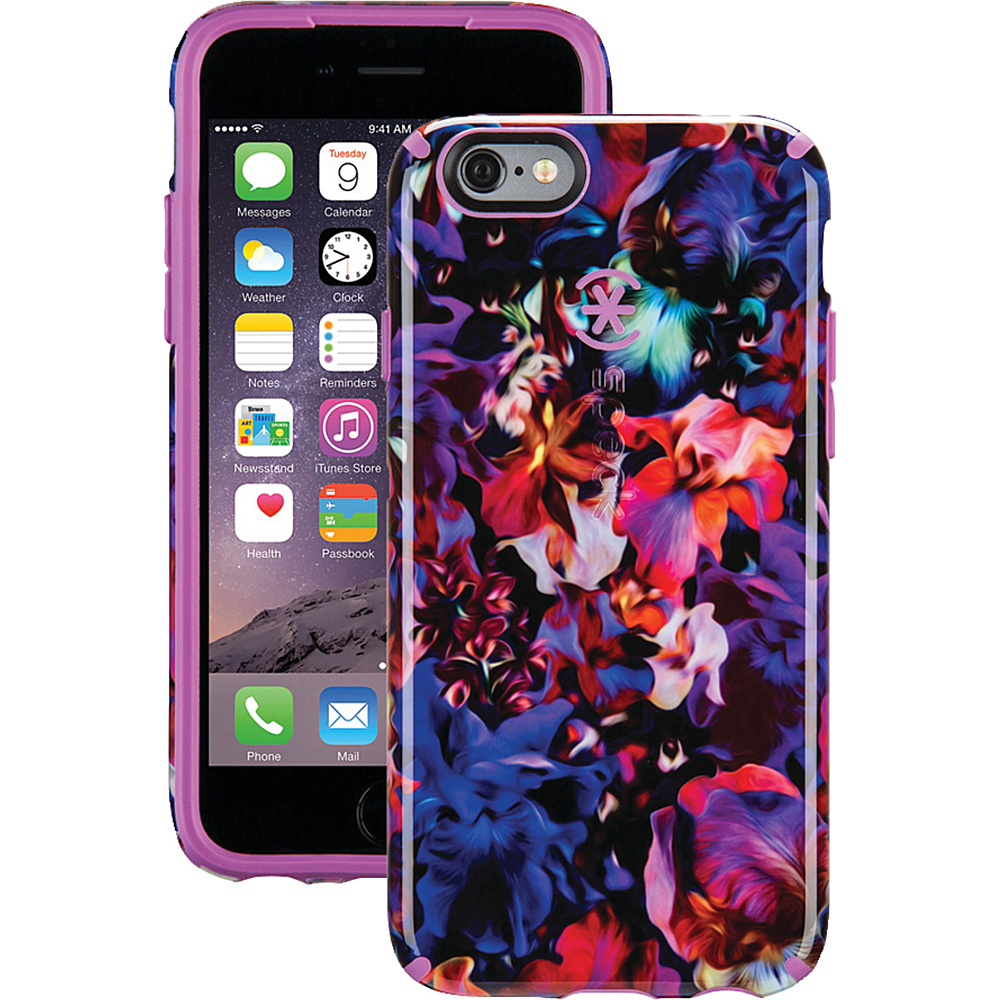 Speck iPhone 6 4.7 Candyshell Inked Case Lush Floral Pattern Beaming Orchid Purple Speck Electronic Cases