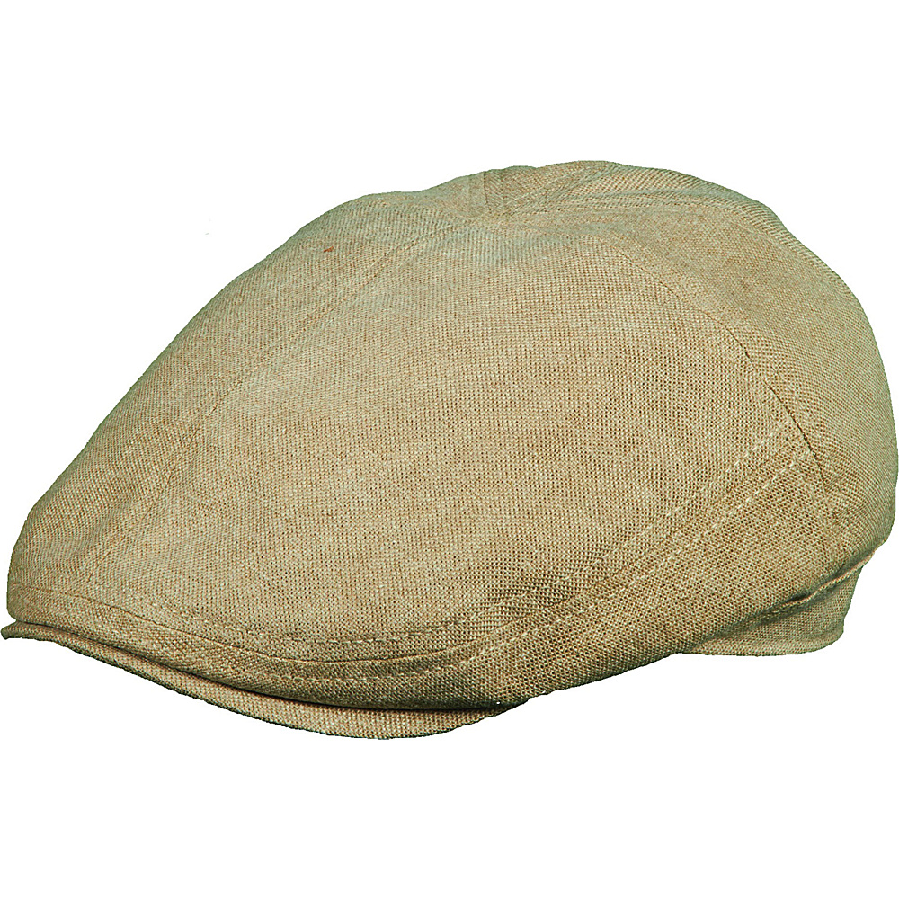 Stetson Linen Blend Ivy Cap Khaki Large Stetson Hats Gloves Scarves