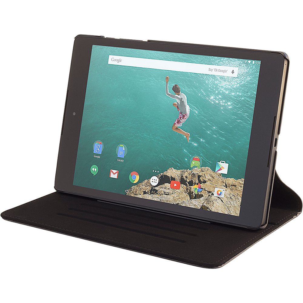 Devicewear Slim Google Nexus 9 case The Ridge with Six Position Flip Stand Cover Compatible Only with Google Nexus 9 Black Devicewear Electronic Cases