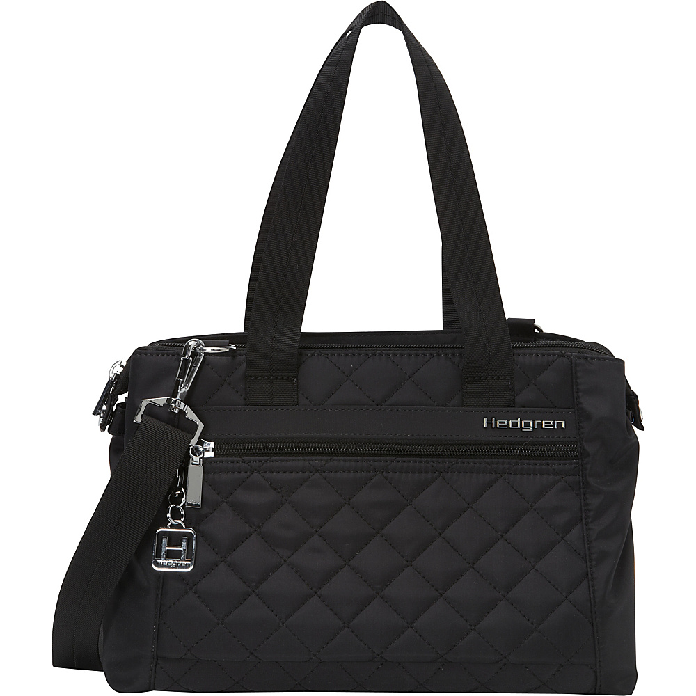 Hedgren Elenora Shoulder Bag Black Hedgren Fabric Handbags