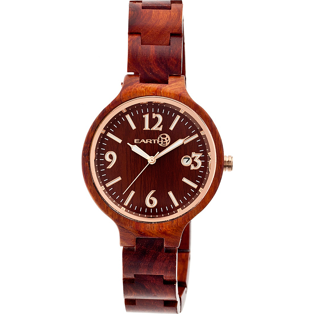 Earth Wood Nodal Watch Red Rosewood Earth Wood Watches