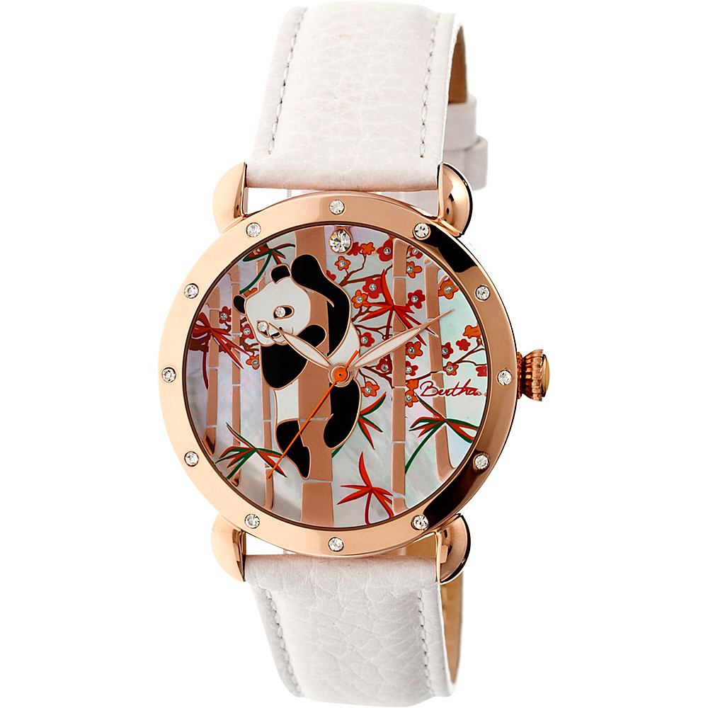 Bertha Watches Lilly Leather Watch White Bertha Watches Watches