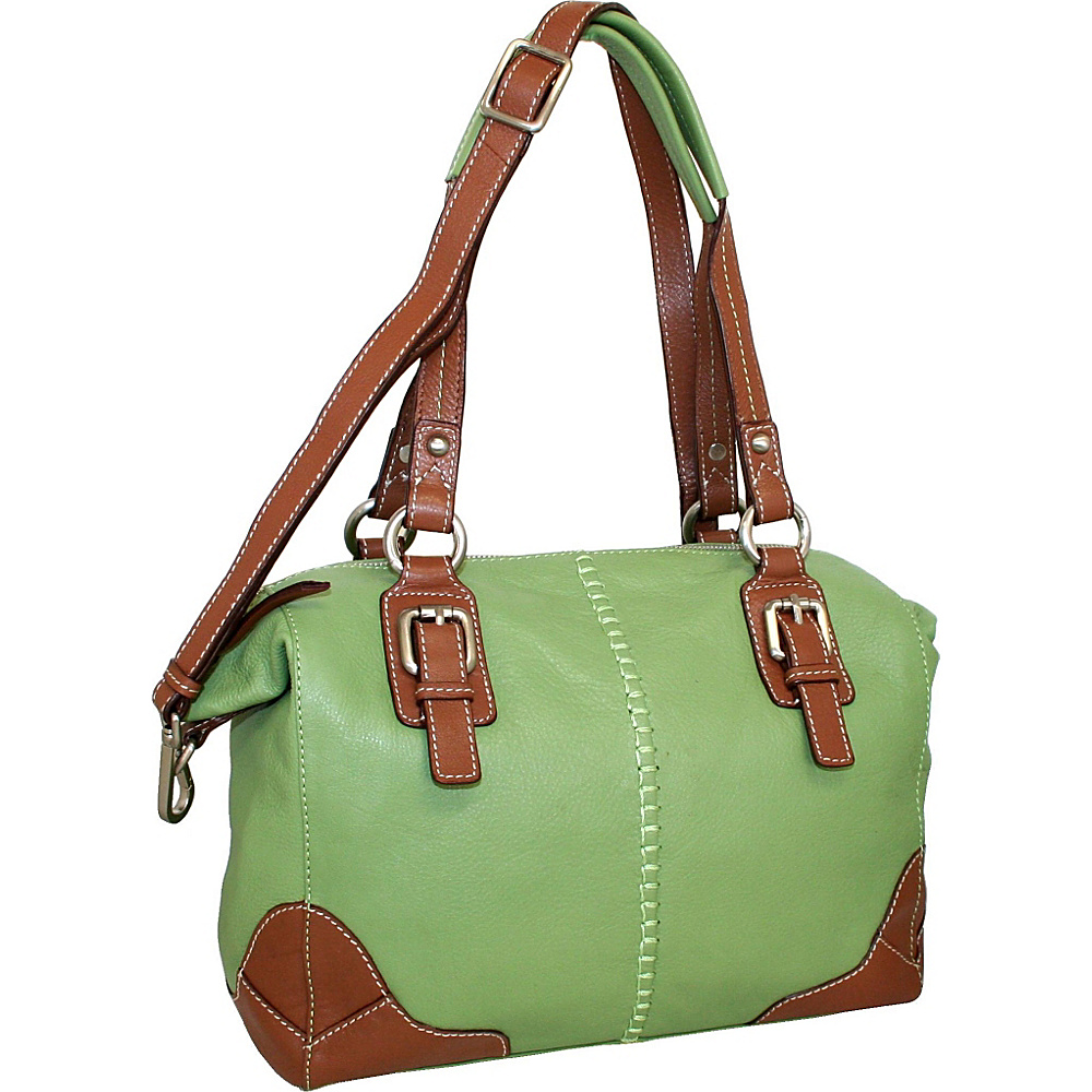 Nino Bossi Soho Satchel Leaf Nino Bossi Leather Handbags