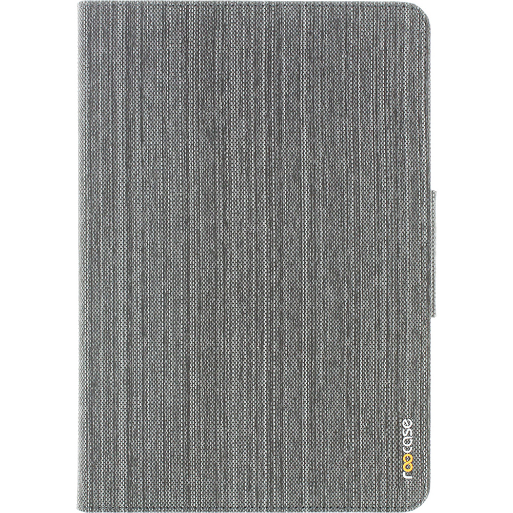 rooCASE Orb 360 Folio System Cover with Shell Case for Apple iPad Air 2 1 Canvas Grey rooCASE Electronic Cases