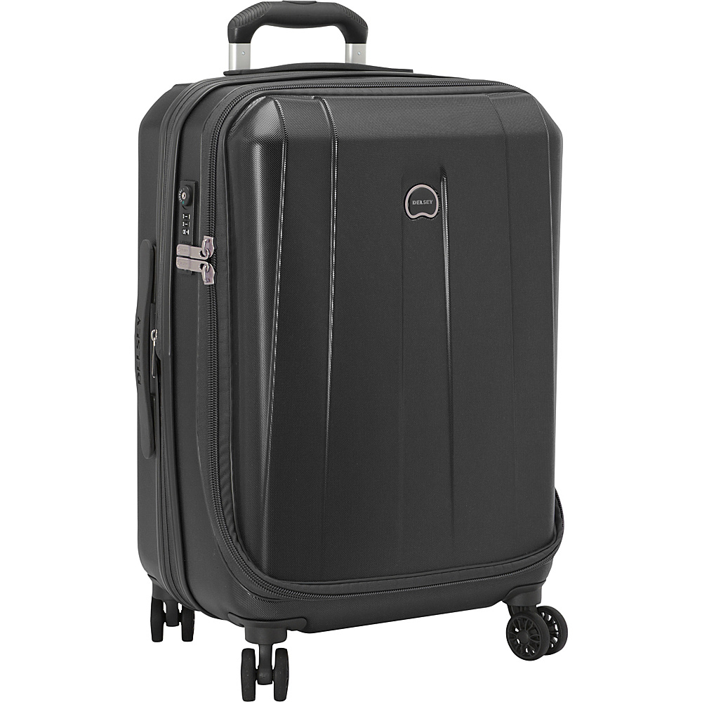 Delsey Helium Shadow 3.0 Carry on Exp. Spinner Suiter Trolley Black Delsey Hardside Luggage