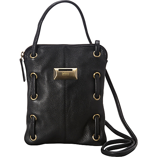 Latico Leathers Berne Crossbody Pebble Black - Latico Leathers Leather Handbags