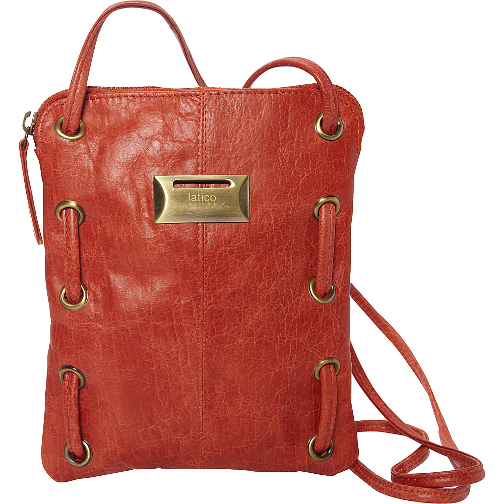 Latico Leathers Berne Crossbody Vintage Red Latico Leathers Leather Handbags