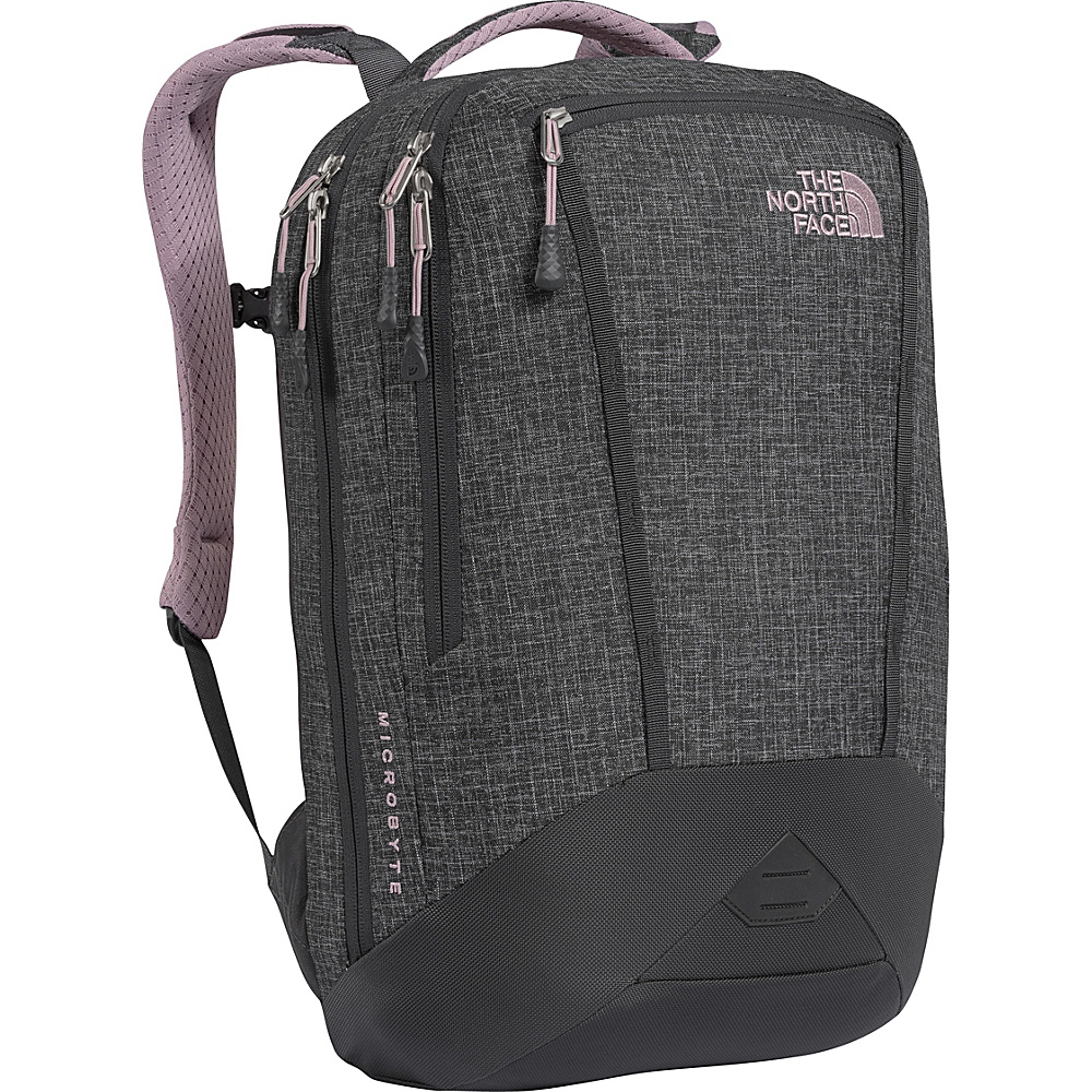 The North Face Women s Microbyte Laptop Backpack Asphalt Grey Heather Quail Grey The North Face Business Laptop Backpacks