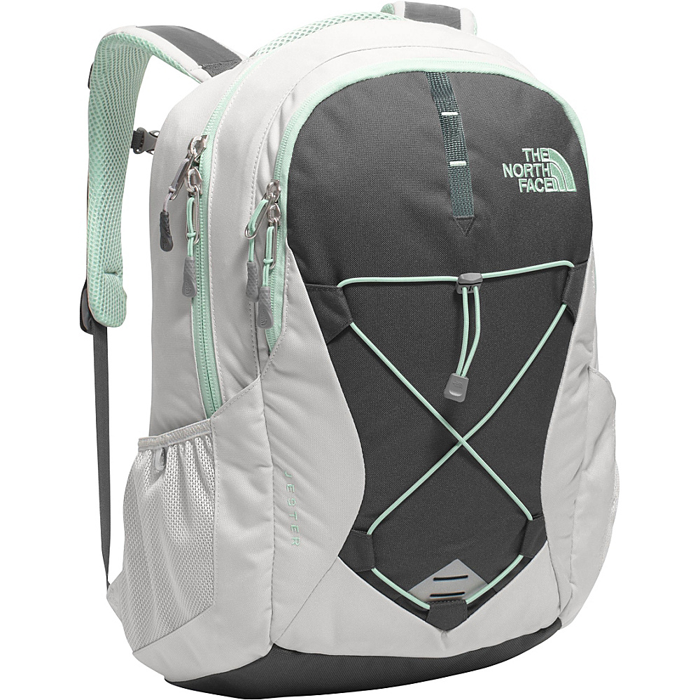 The North Face Women s Jester Laptop Backpack Lunar Ice Grey Subtle Green The North Face Business Laptop Backpacks