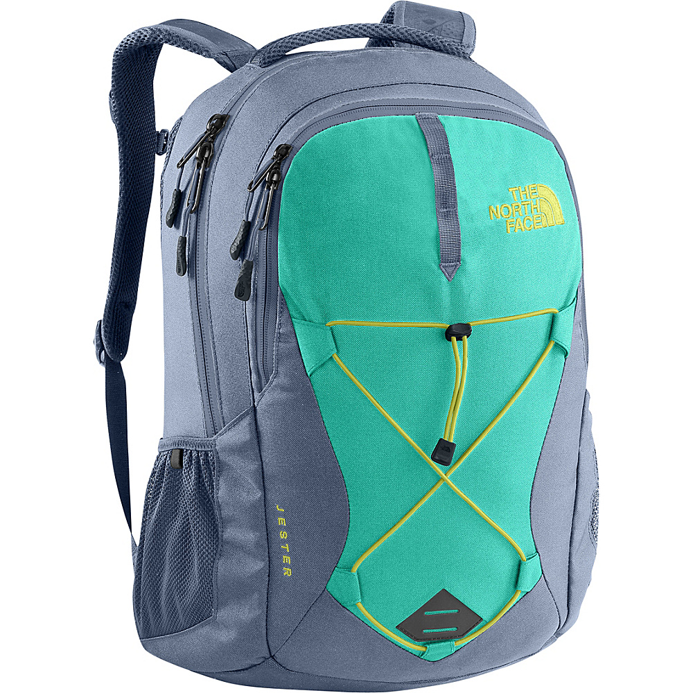The North Face Women s Jester Laptop Backpack Folkstone Gray Wild Lime The North Face Business Laptop Backpacks