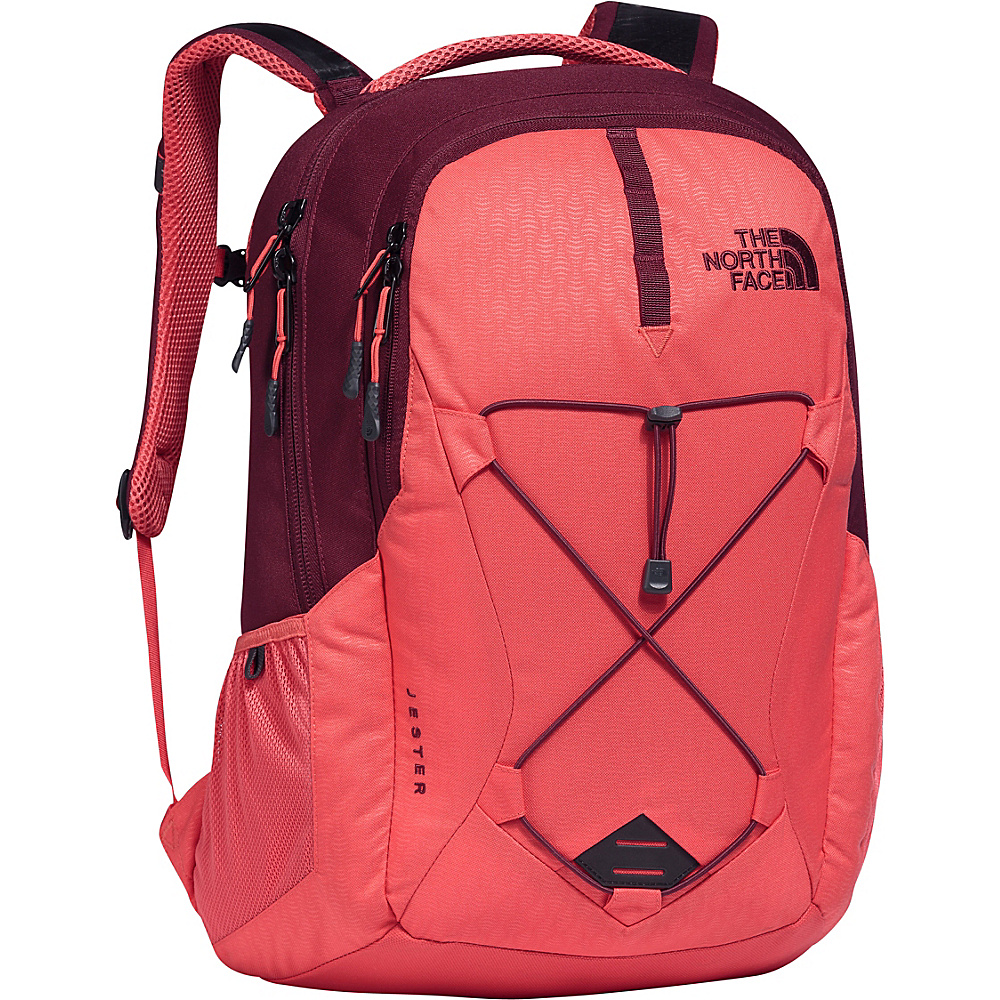 The North Face Women s Jester Laptop Backpack Cayenne Red Emboss Regal Red The North Face Business Laptop Backpacks