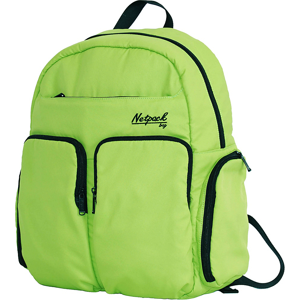 Netpack Soft Lightweight Day Pack with RFID Pocket Green Netpack Everyday Backpacks