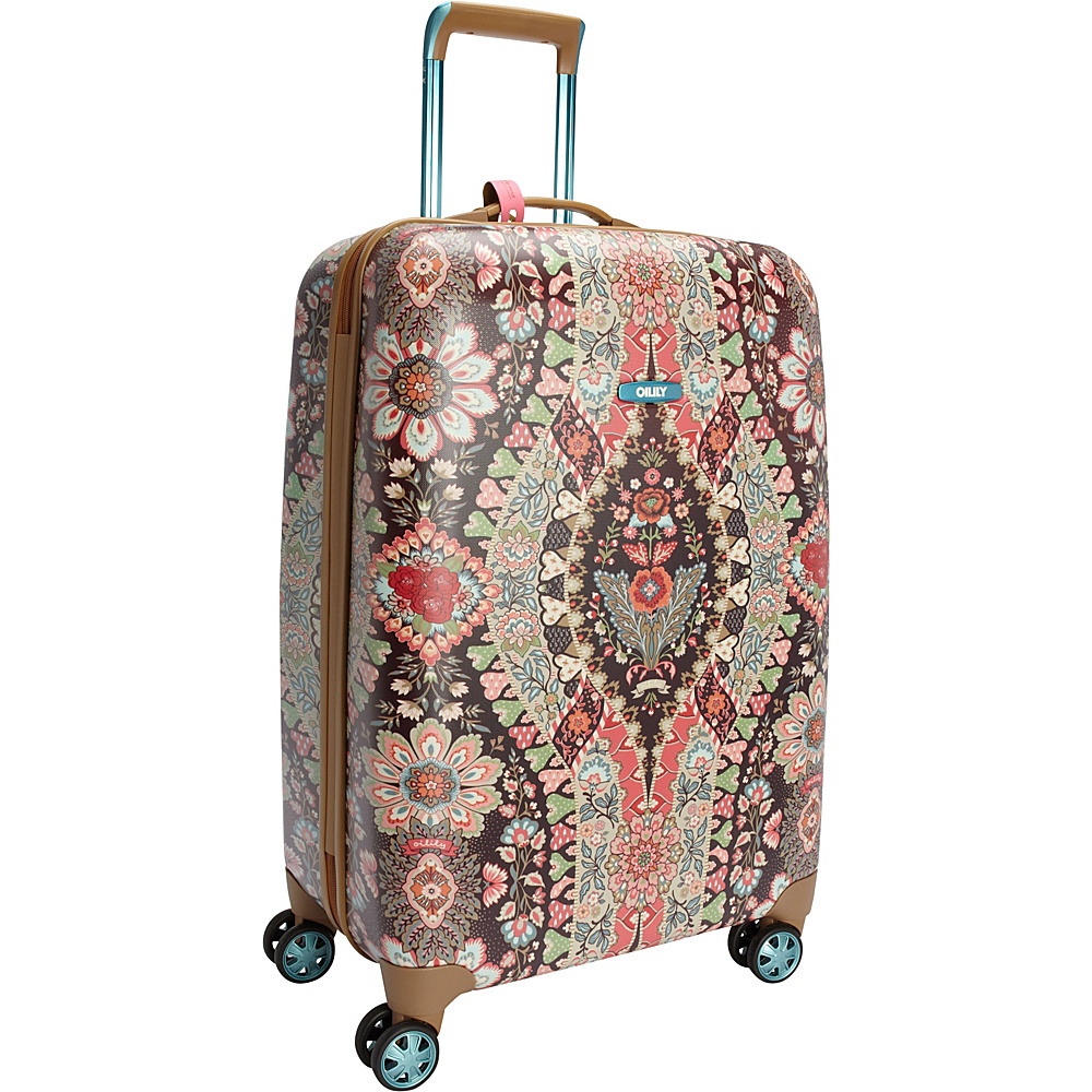 Oilily Travel Trolley 25 Brown Oilily Hardside Luggage