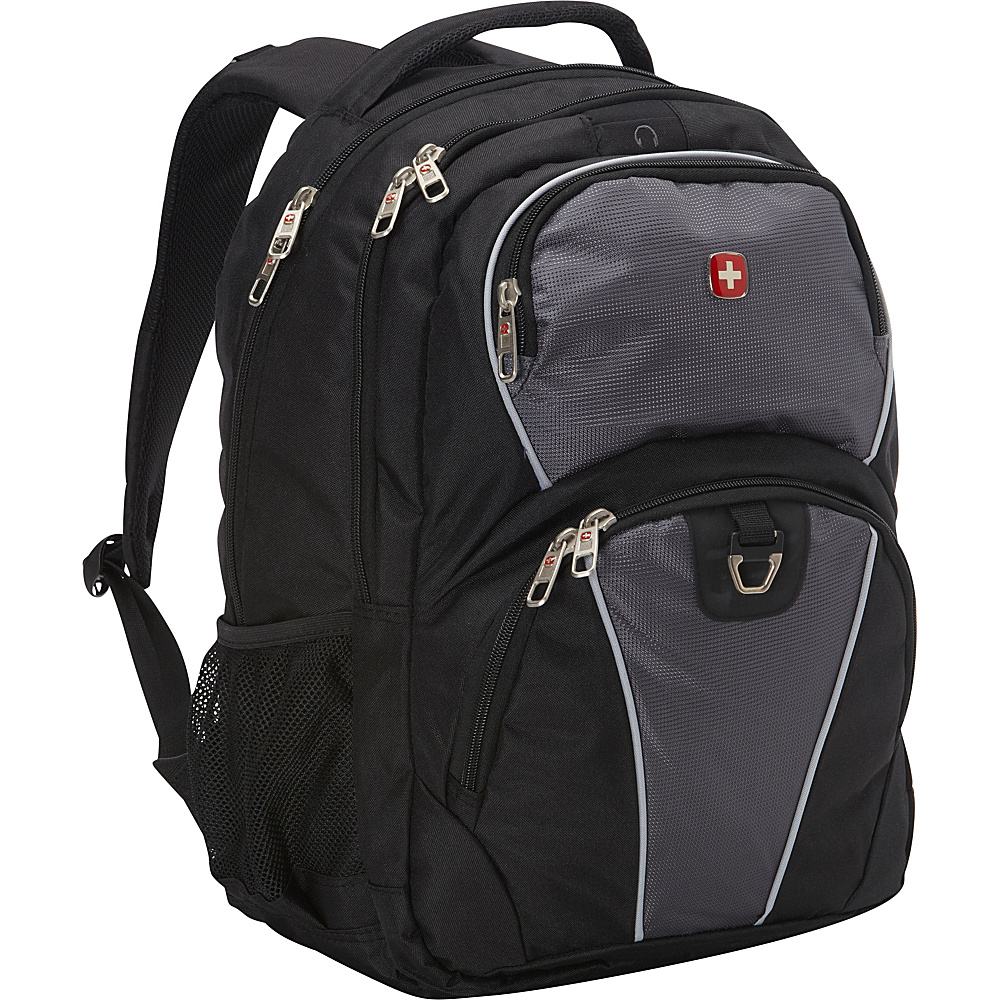 SwissGear Travel Gear 18.5 Laptop Backpack Black Grey SwissGear Travel Gear Business Laptop Backpacks