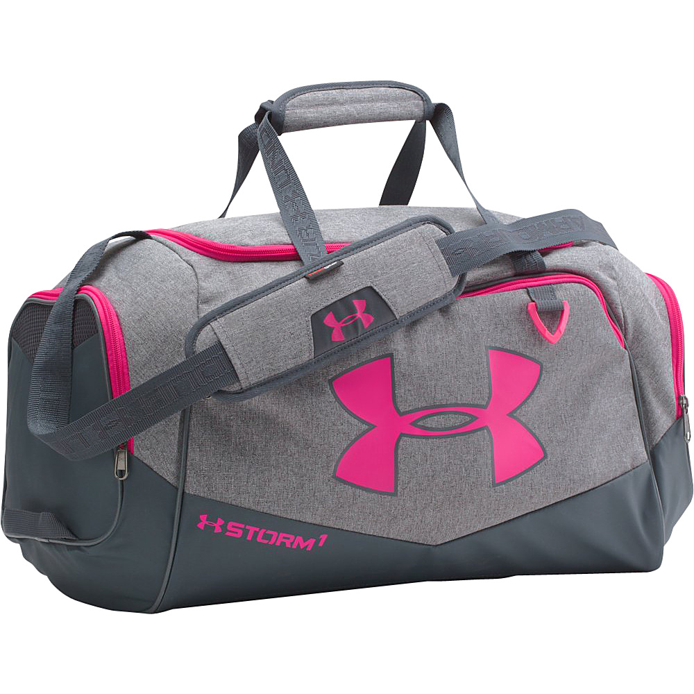 Under Armour Undeniable SM Duffel II Graphite Stealth Gray Tropic Pink Under Armour All Purpose Duffels