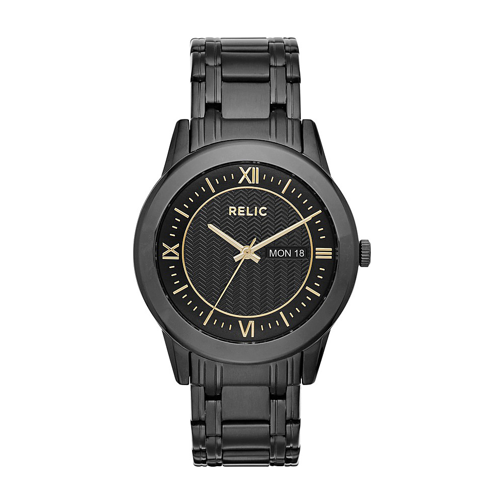 Relic Caldwell Steel Watch Black Relic Watches