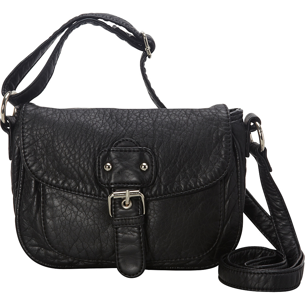 Ampere Creations The Kate Crossbody Black Ampere Creations Manmade Handbags