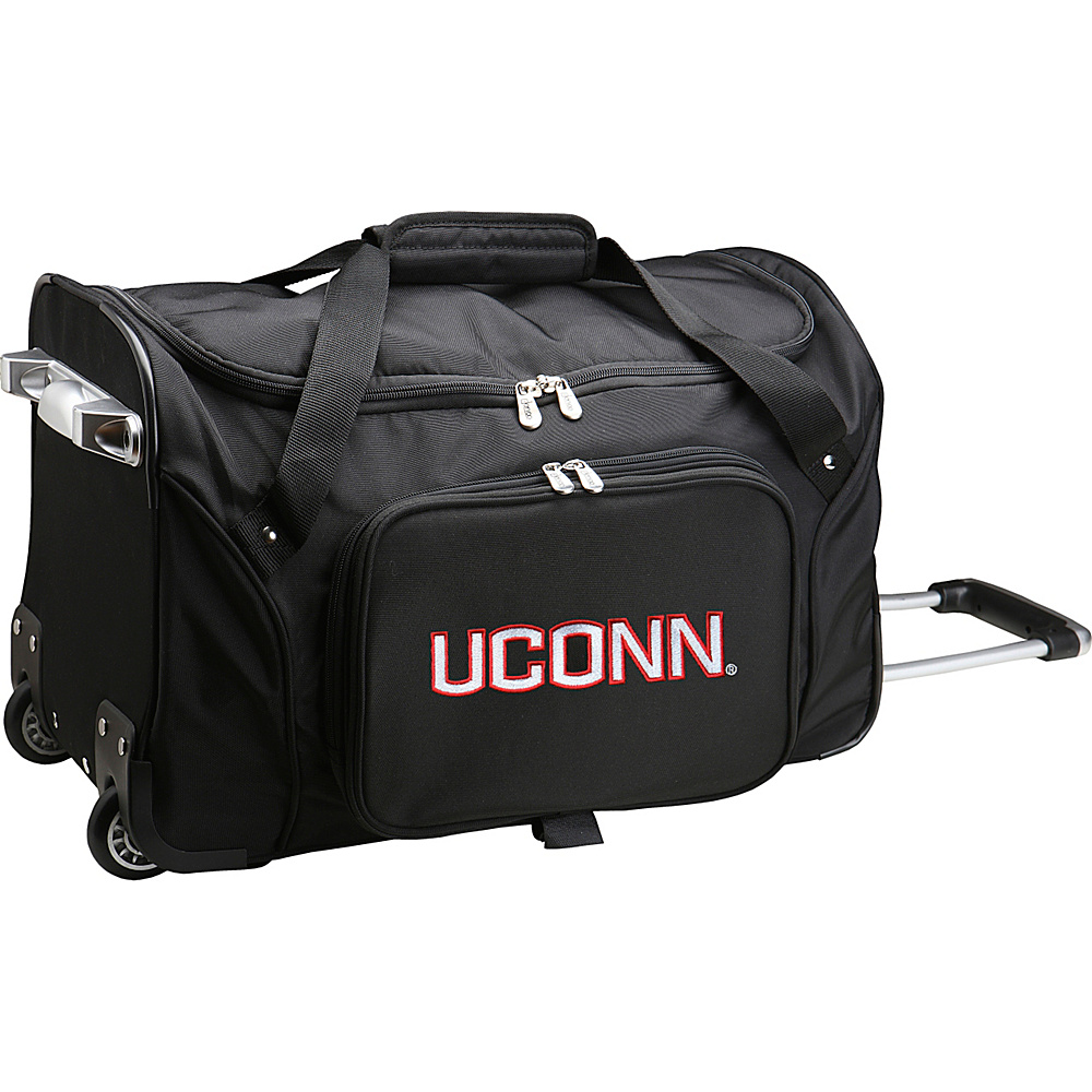 Denco Sports Luggage NCAA 22 Rolling Duffel University of Connecticut Huskies Denco Sports Luggage Small Rolling Luggage