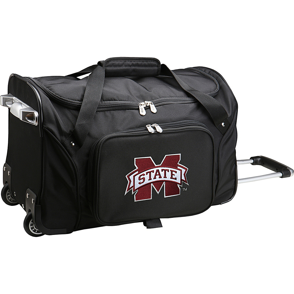 Denco Sports Luggage NCAA 22 Rolling Duffel Mississippi State University Bulldogs Denco Sports Luggage Small Rolling Luggage