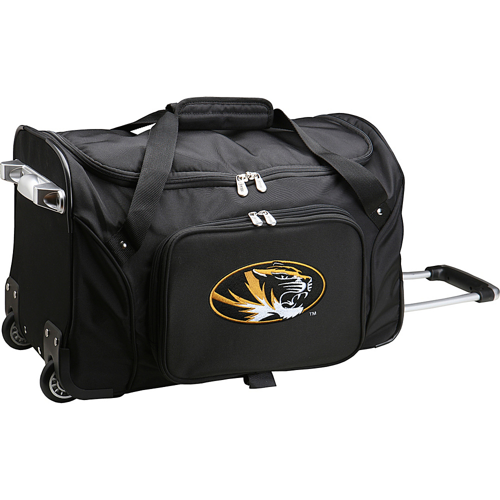 Denco Sports Luggage NCAA 22 Rolling Duffel University of Missouri Tigers Denco Sports Luggage Small Rolling Luggage