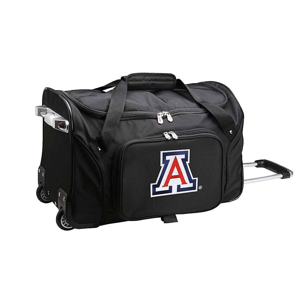 Denco Sports Luggage NCAA 22 Rolling Duffel University of Arizona Wildcats Denco Sports Luggage Small Rolling Luggage