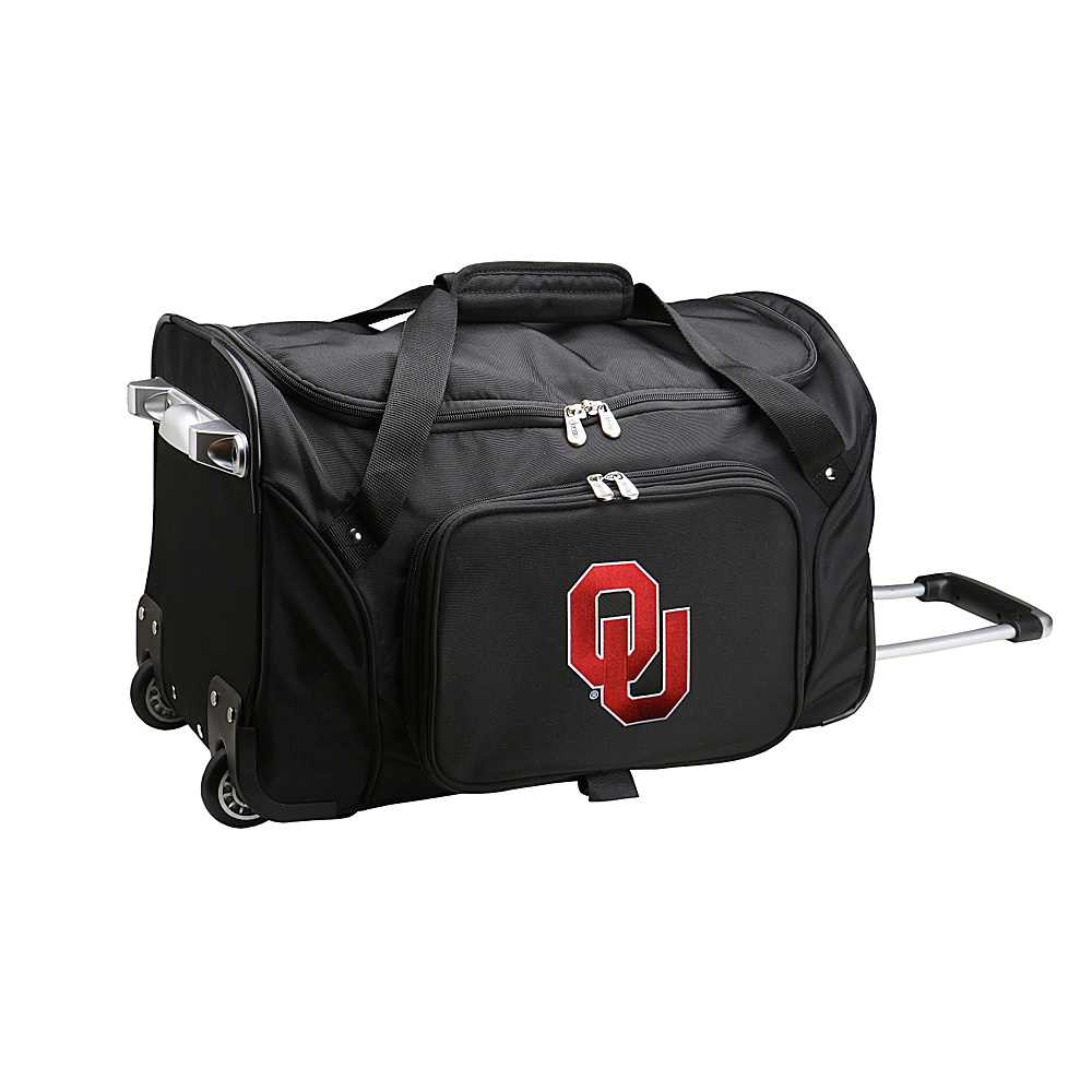 Denco Sports Luggage NCAA 22 Rolling Duffel University of Oklahoma Sooners Denco Sports Luggage Small Rolling Luggage