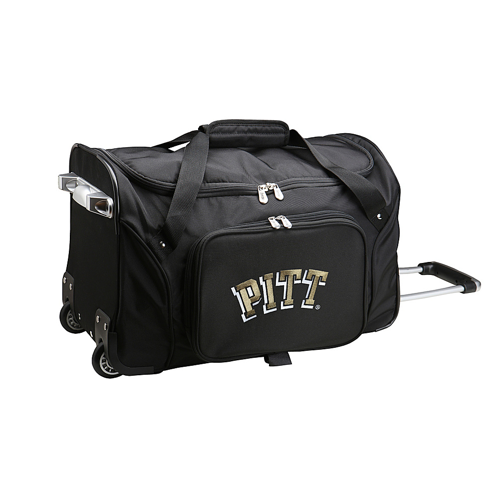 Denco Sports Luggage NCAA 22 Rolling Duffel University of Pittsburgh Panthers Denco Sports Luggage Small Rolling Luggage