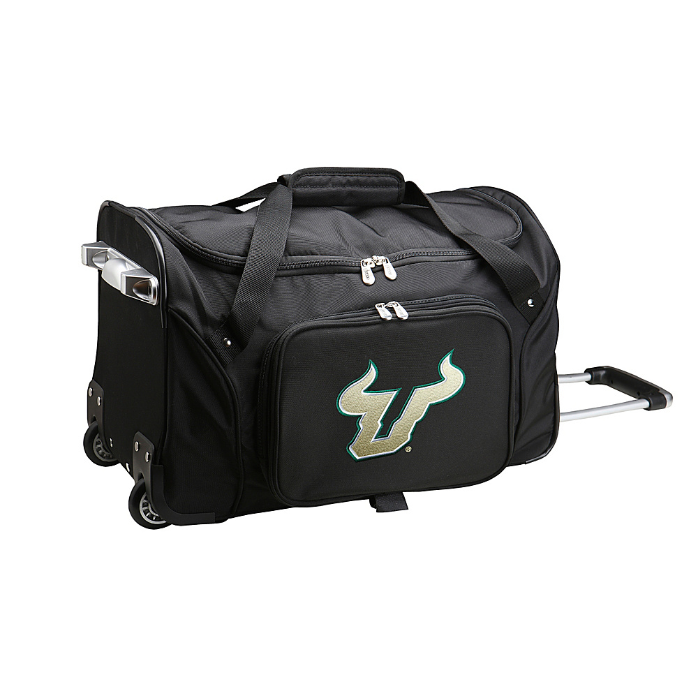Denco Sports Luggage NCAA 22 Rolling Duffel University of South Florida Bulls Denco Sports Luggage Small Rolling Luggage