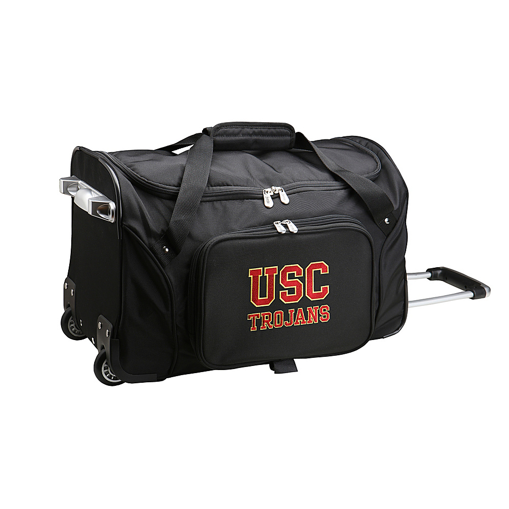 Denco Sports Luggage NCAA 22 Rolling Duffel University of Southern California Trojans Denco Sports Luggage Small Rolling Luggage