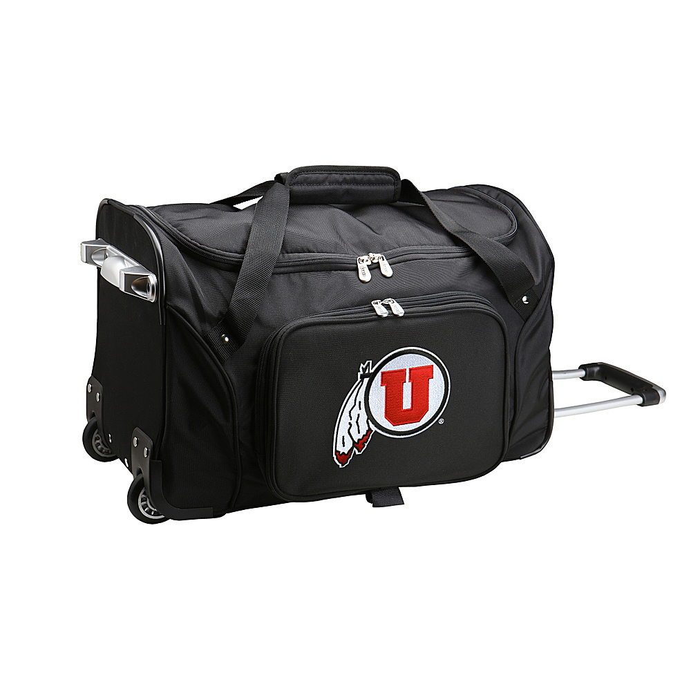 Denco Sports Luggage NCAA 22 Rolling Duffel University of Utah Utes Denco Sports Luggage Small Rolling Luggage