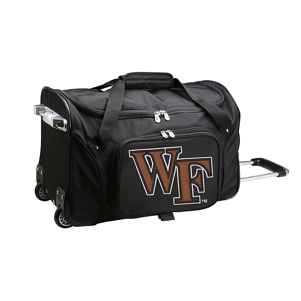 Denco Sports Luggage NCAA 22 Rolling Duffel Wake Forest University Demon Deacons Denco Sports Luggage Small Rolling Luggage
