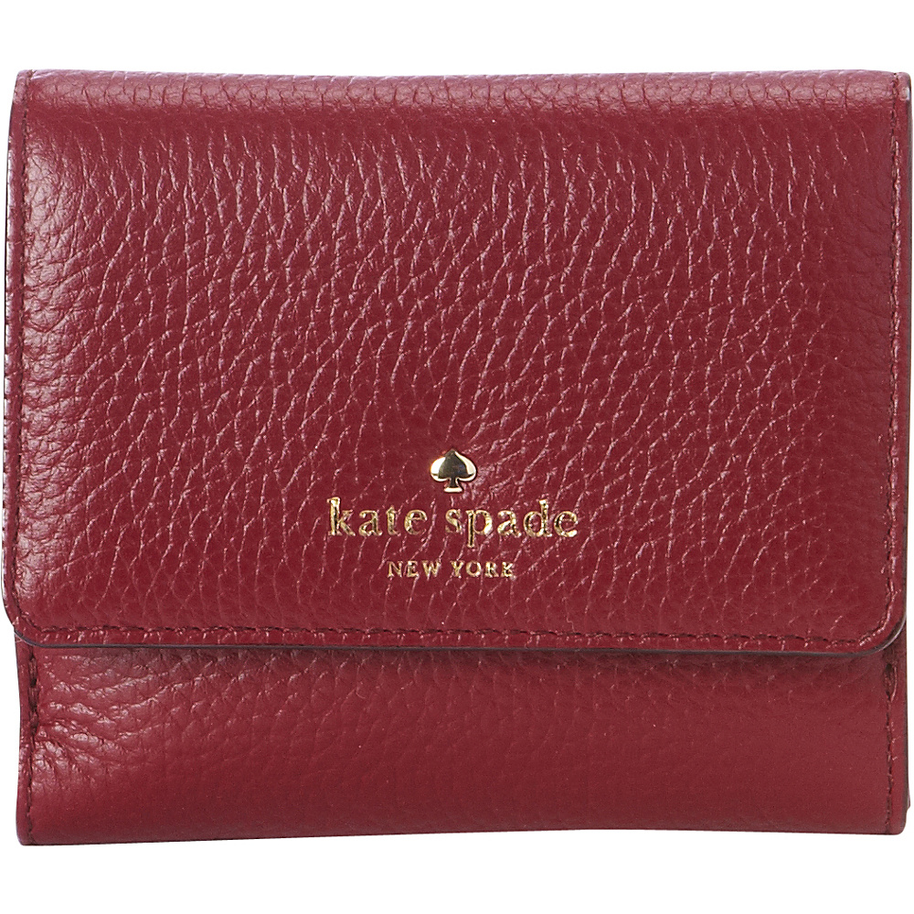 kate spade new york Cobble Hill Tavy Wallet Merlot kate spade new york Designer Ladies Wallets
