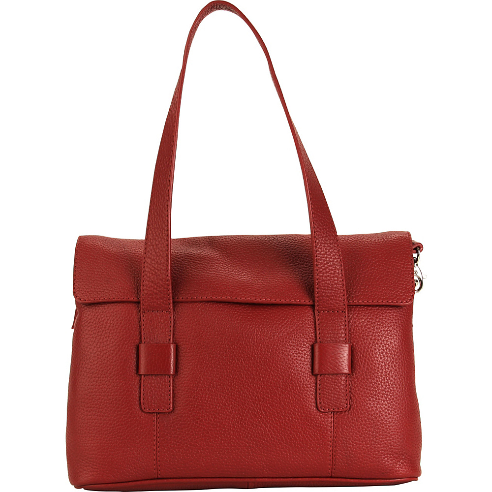 Hadaki Hannah s Shoulder Bag Deep Red Hadaki Leather Handbags
