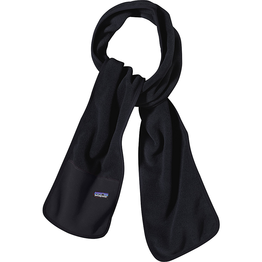 Patagonia Synch Scarf Black Patagonia Hats Gloves Scarves
