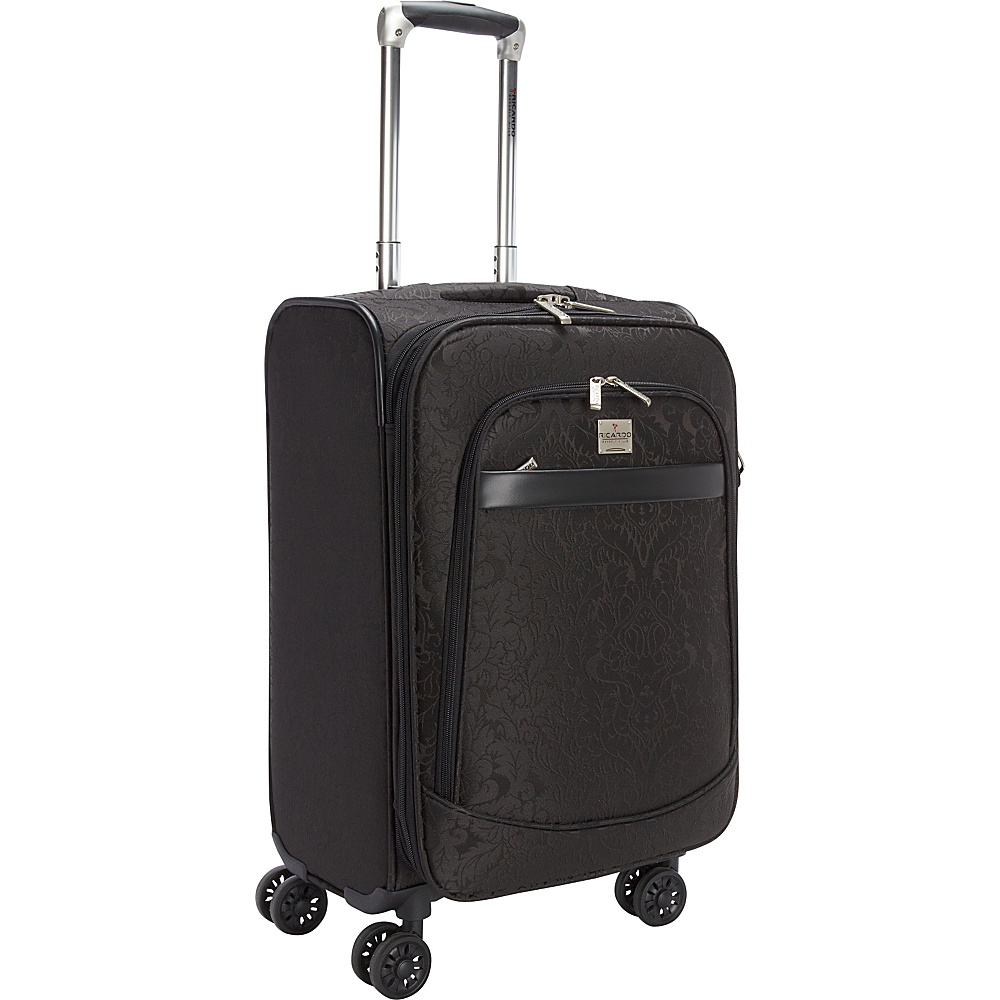 Ricardo Beverly Hills Imperial 20 4 Wheel Expandable Wheelaboard Black Ricardo Beverly Hills Softside Carry On