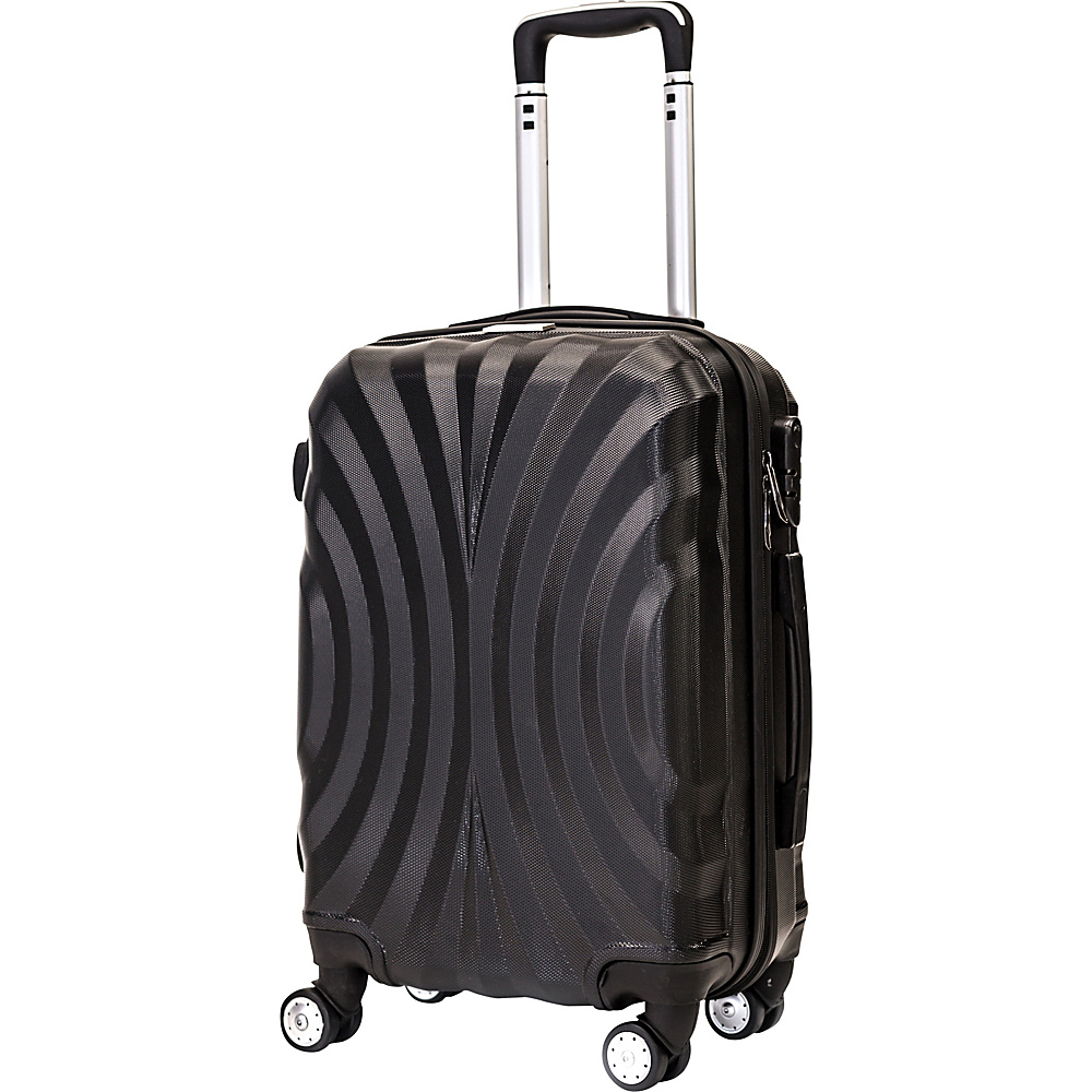 English Laundry 1304 Collection 22 Carry On ABS Trolley Case Luggage Black English Laundry Hardside Luggage