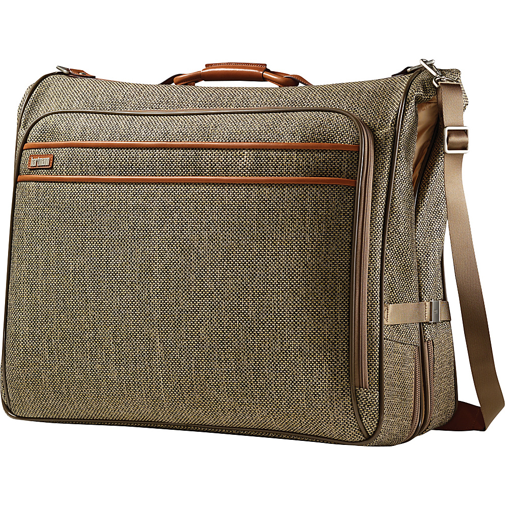 Hartmann Luggage Tweed Collection 26 Large Wheeled Garment Bag Walnut Tweed Hartmann Luggage Garment Bags
