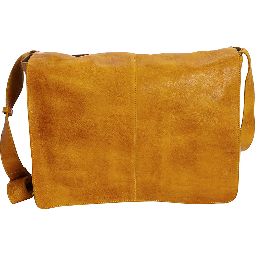 Latico Leathers Hudson Satchel Yellow Latico Leathers Leather Handbags