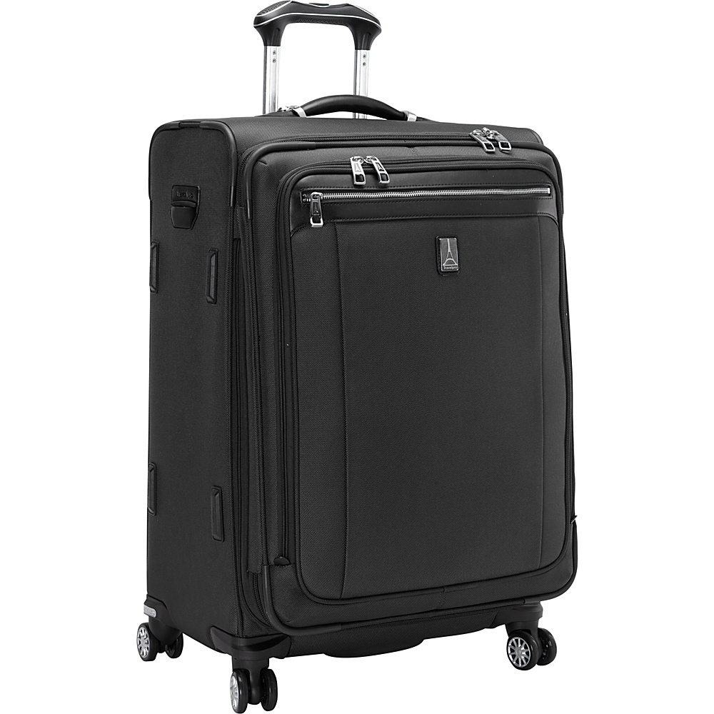Travelpro Platinum Magna 2 25 Expandable Spinner Black Travelpro Softside Checked