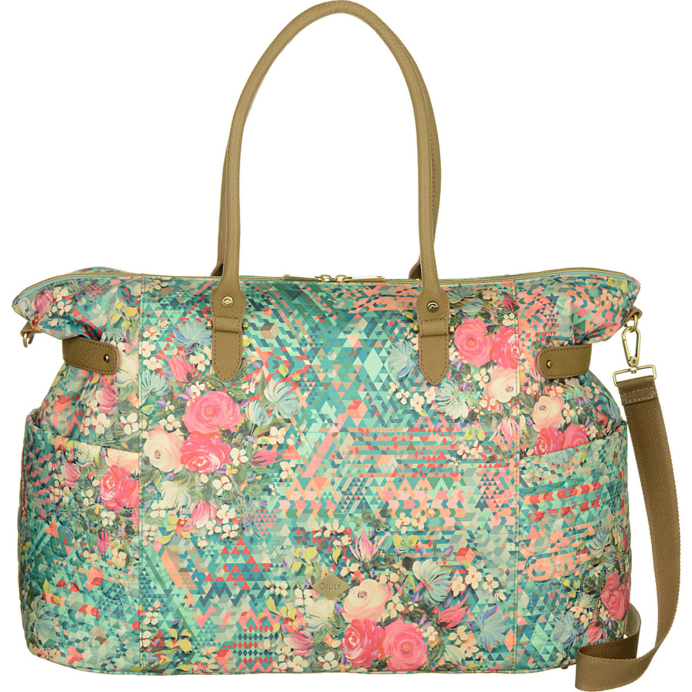 Oilily Overnighter Mint Oilily Travel Duffels
