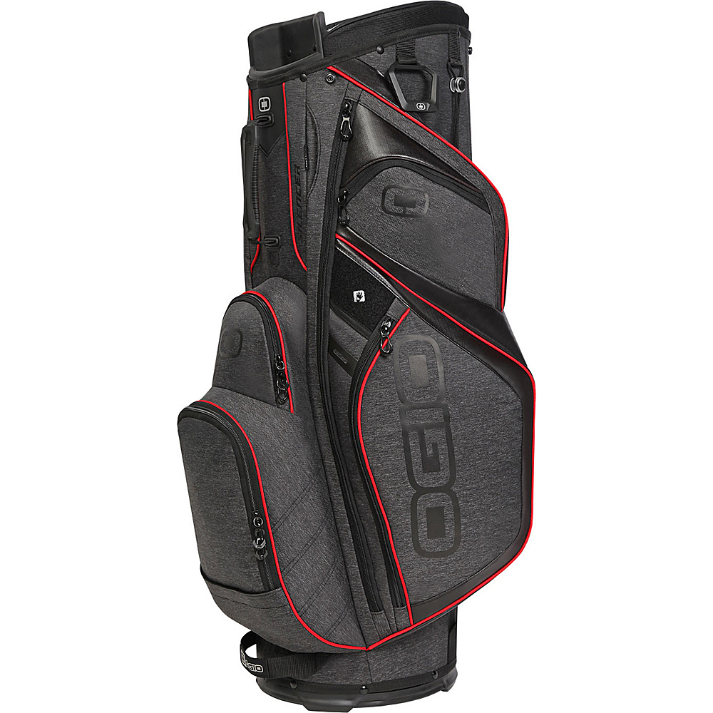 OGIO Silencer Cart Bag Dark Static Red OGIO Golf Bags