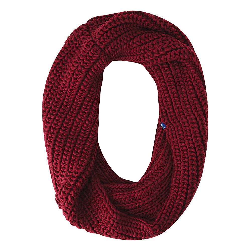 Keds Chunky Knit Infinity Scarf Beet Red Keds Hats Gloves Scarves