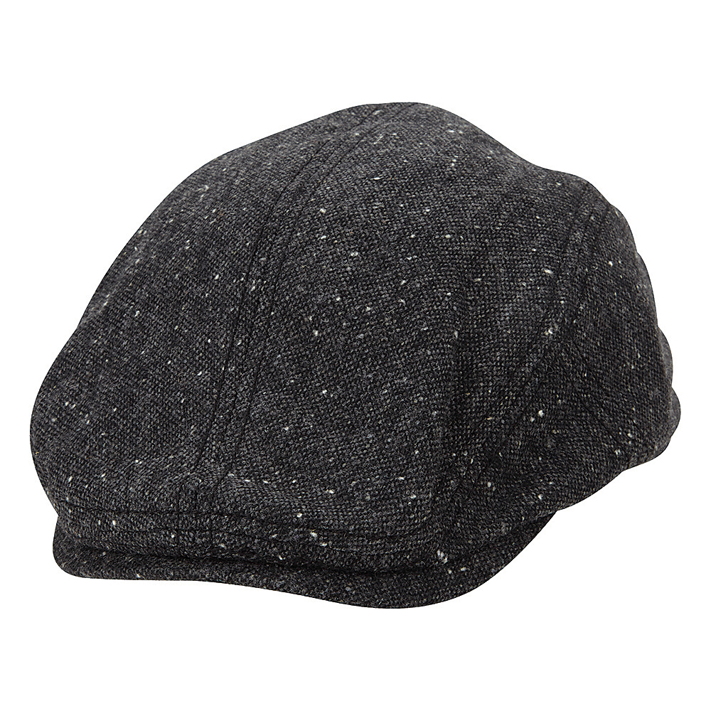 Ben Sherman Nep Tweed Driver Hat Jet Black Large Extra Large Ben Sherman Hats Gloves Scarves