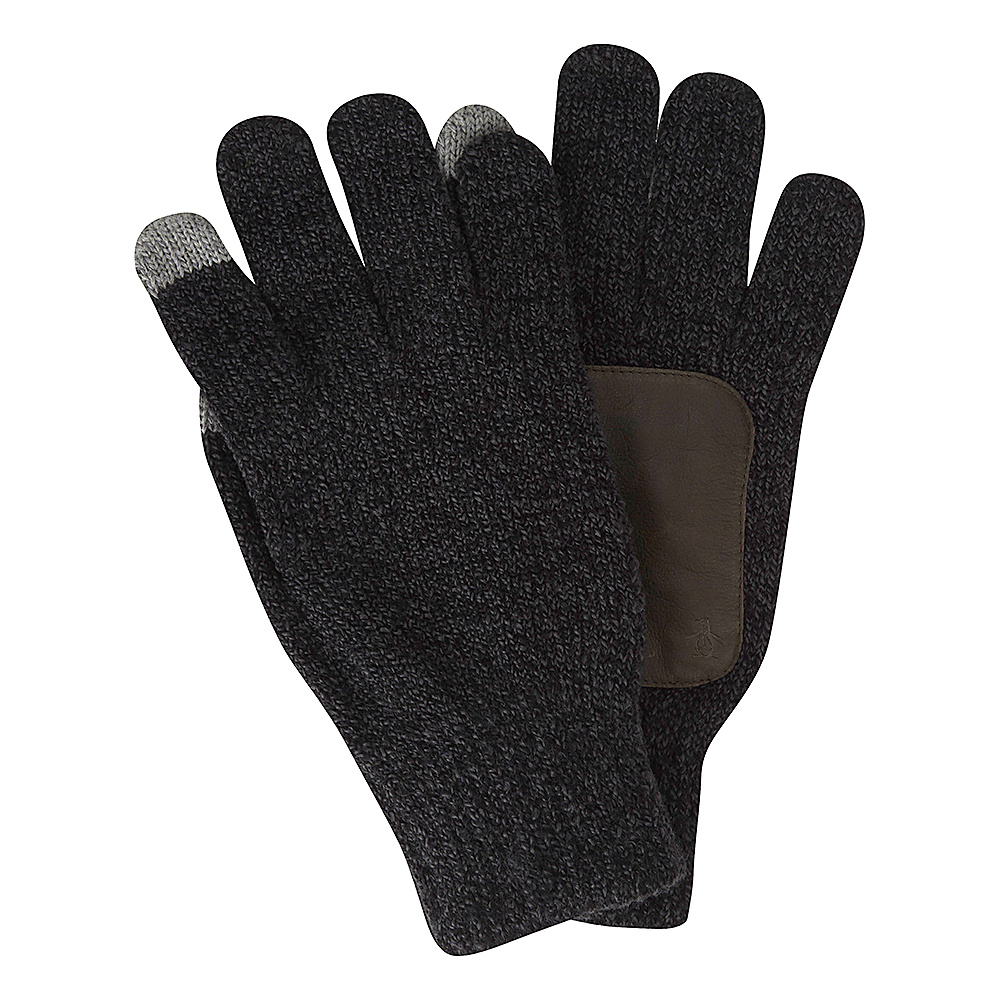 Original Penguin Milton Knit TouchTek Gloves Black Original Penguin Gloves