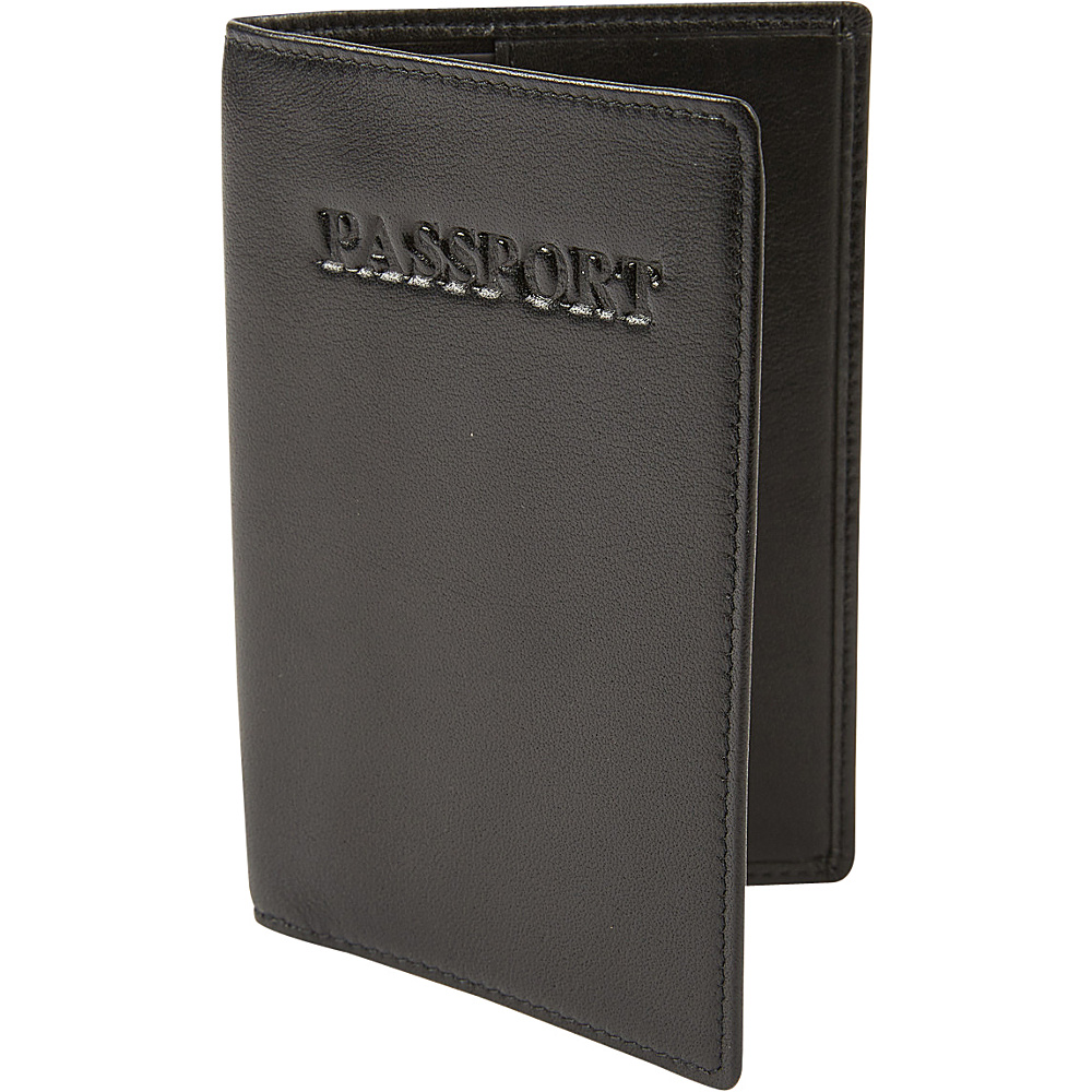 Tanners Avenue Luxe Passport Cover Black Tanners Avenue Travel Wallets